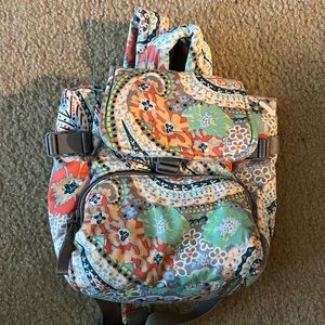 NWOT Vera Bradley mini backpack in Citrus Paisley